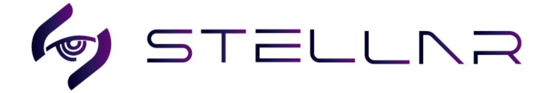 Identidad pública de Stellar Colombian Technology con símbolo y logotipo morado.